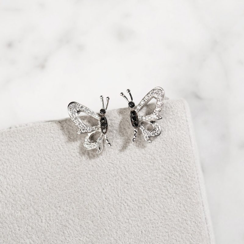 Leptiri - minđuše sa dijamantima, L5509