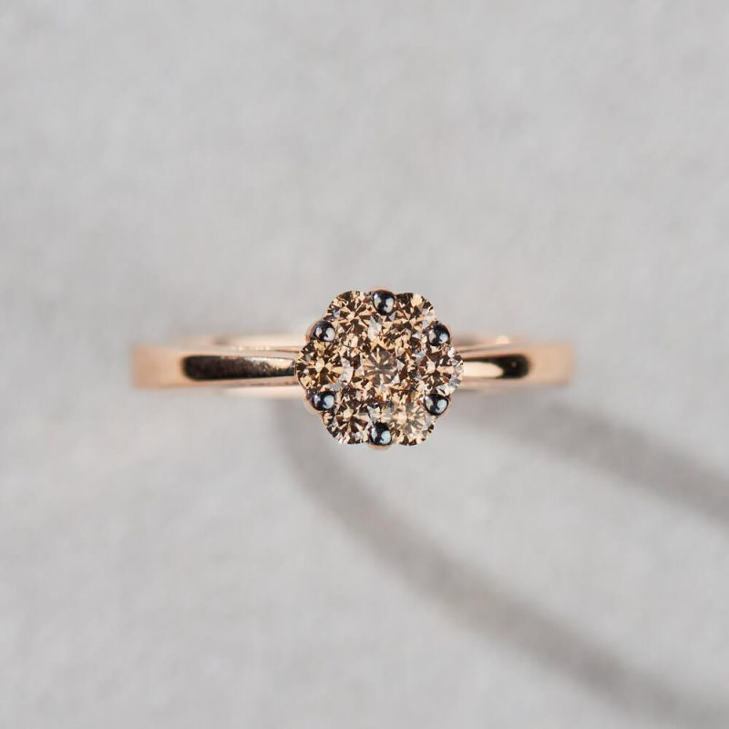 Roze zlato i braon dijamanti, 157