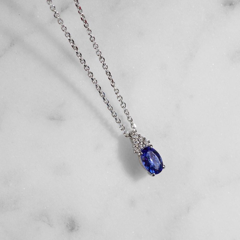 Tanzanit ogrlica, 0705
